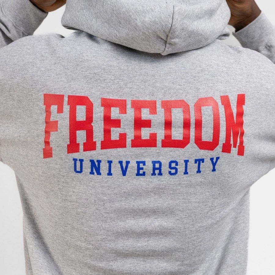 Freedom University Hoodie - Sport Gray