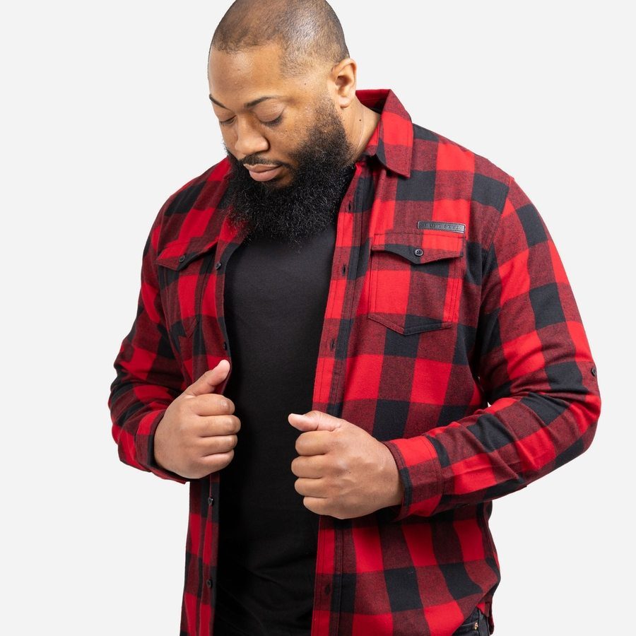 Men's Plaid Flannel - Buffalo