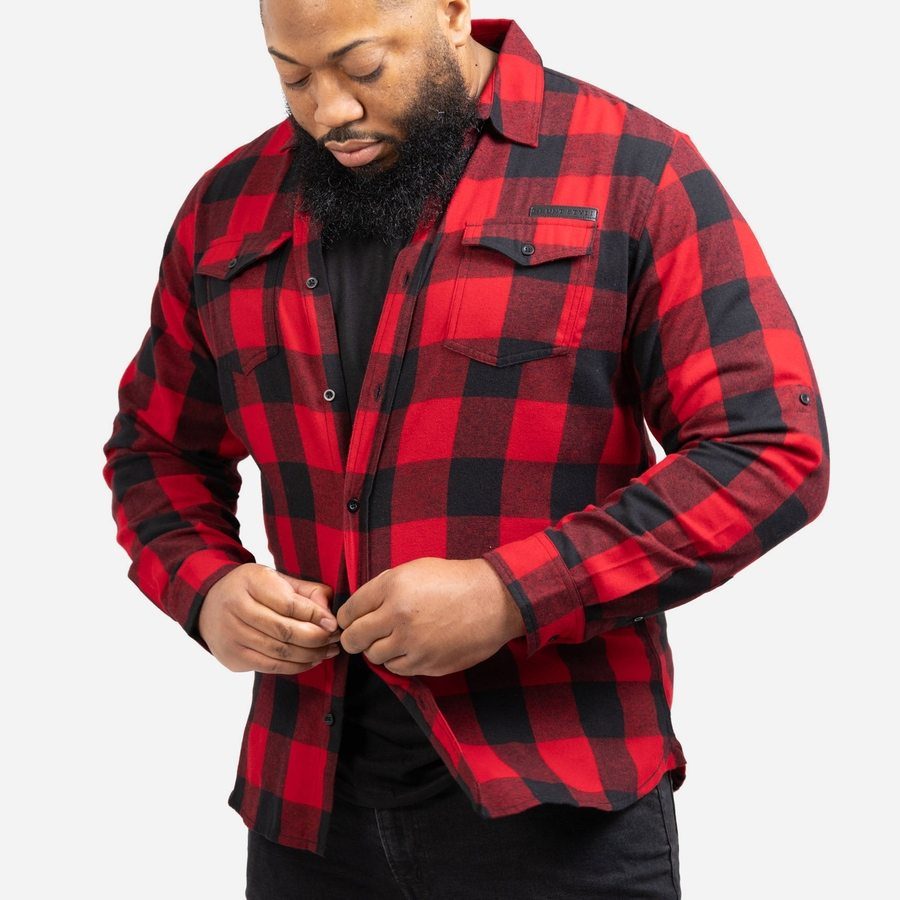 Men's Plaid Flannel - Buffalo
