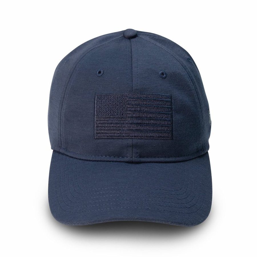 Blackout Flag Stretch Fit Hat - Navy