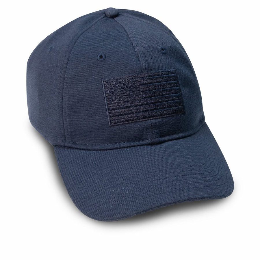 Blackout Flag Stretch Fit Hat - Navy