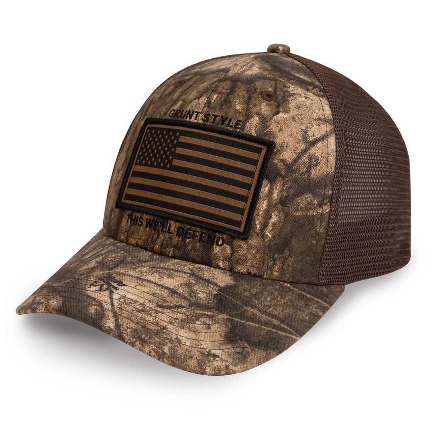 Realtree APX® Flag Stretch Fit Hat