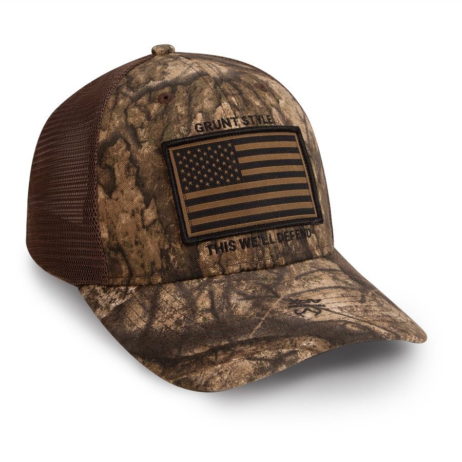Realtree APX® Flag Stretch Fit Hat