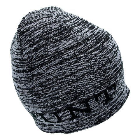 Reversible Skull Cap Beanie - Black and Grey