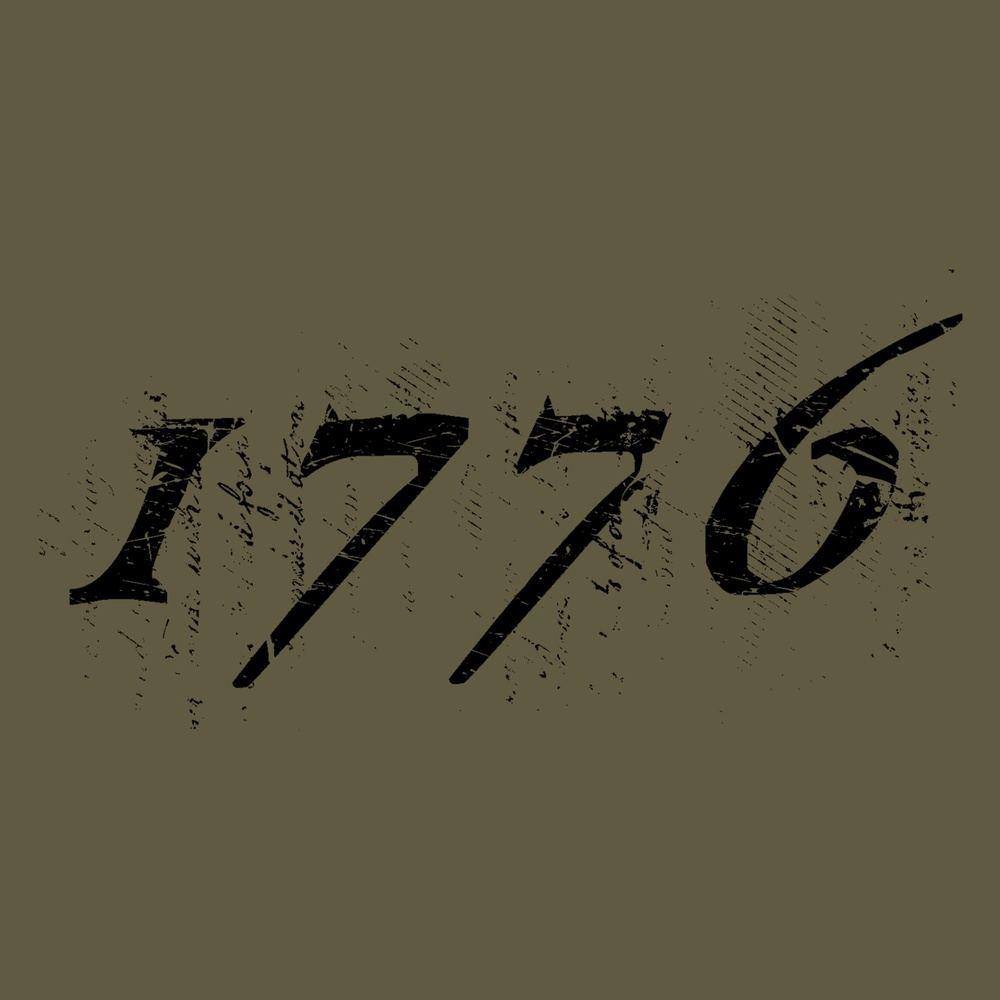 1776 Flag - Military Green