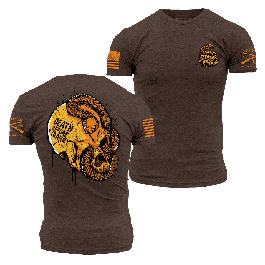 Venom & Valor T-Shirt - Heather Brown