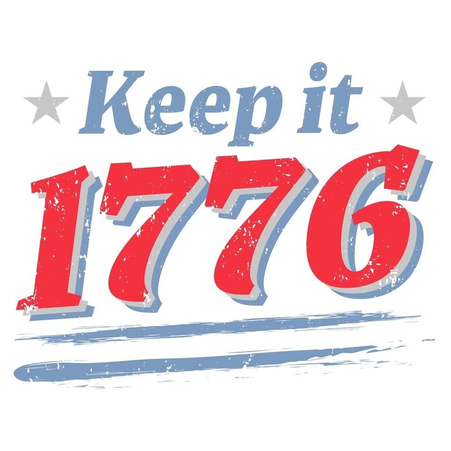 Women's Keep It 1776 V-Neck - White