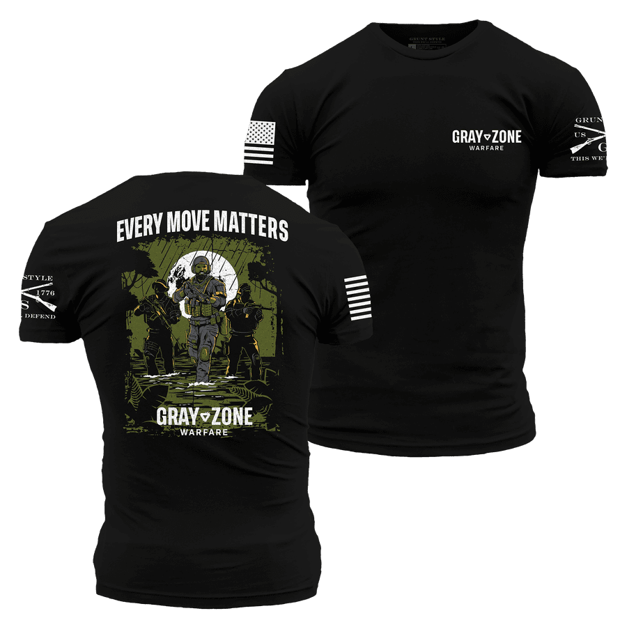 Every Move Matters T-Shirt - Black