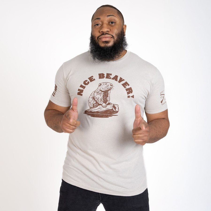 Nice Beaver T-Shirt - Sand