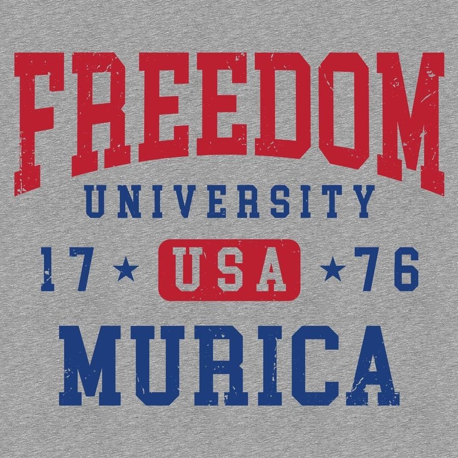 Freedom University T-Shirt - Dark Heather Gray