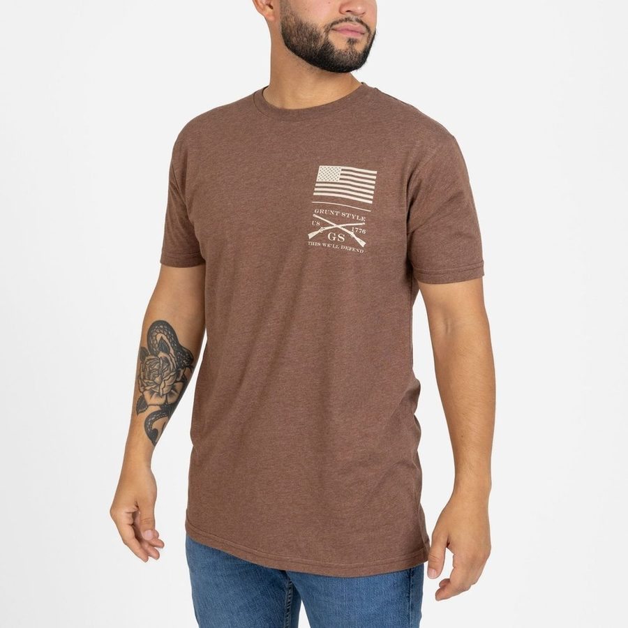 Strength Through Suffering T-Shirt - Heather Brown