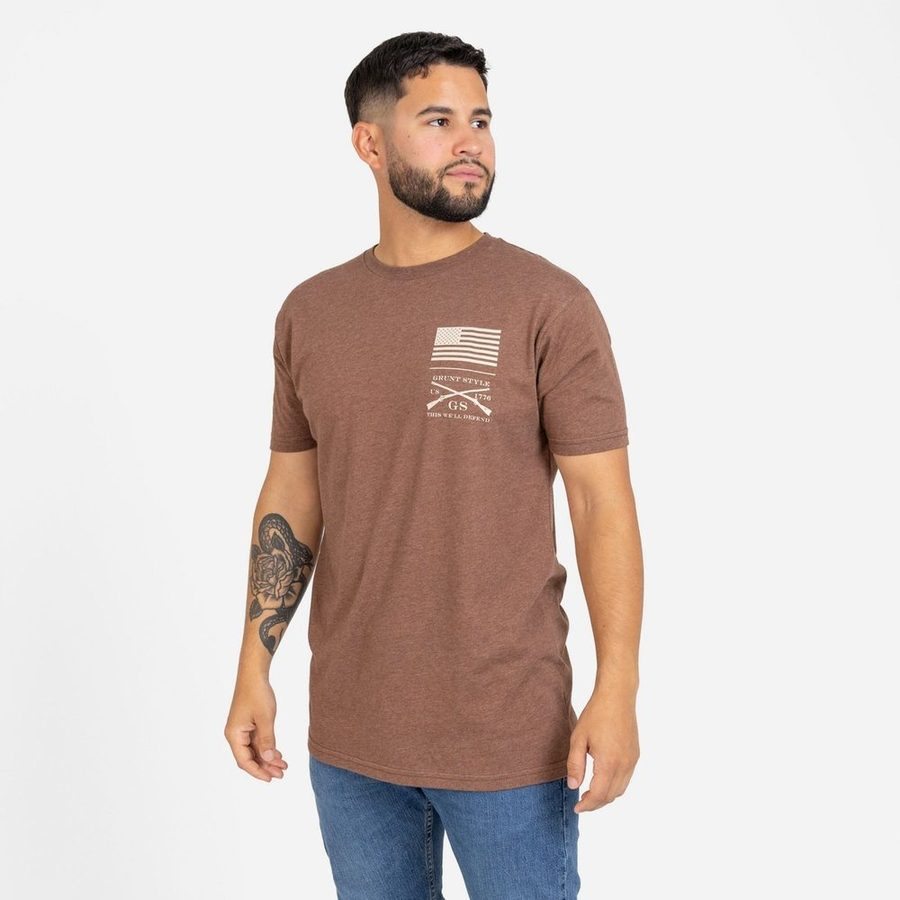 Strength Through Suffering T-Shirt - Heather Brown