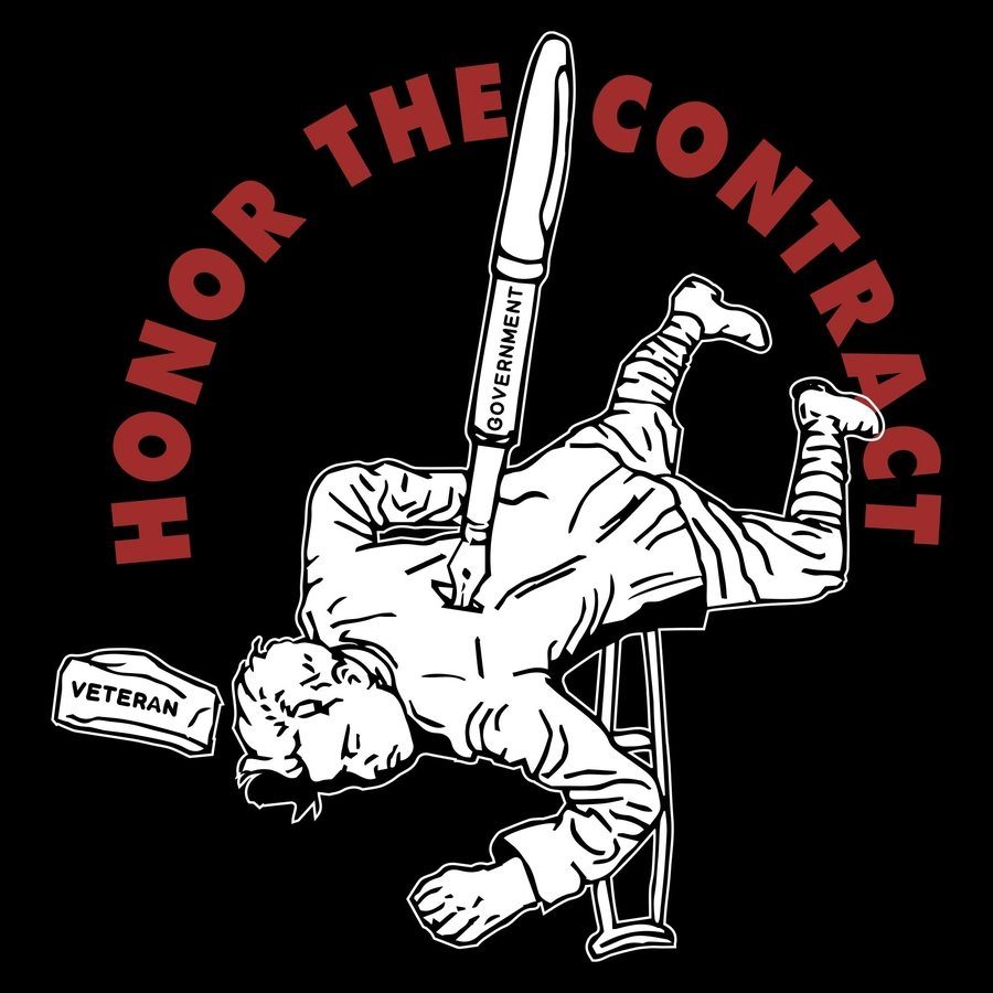 VFW - Honor The Contract T-Shirt - Black
