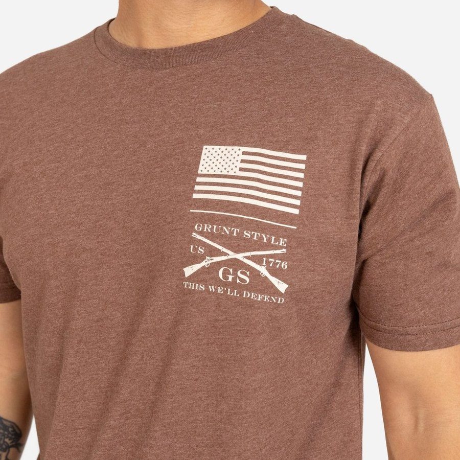 Strength Through Suffering T-Shirt - Heather Brown