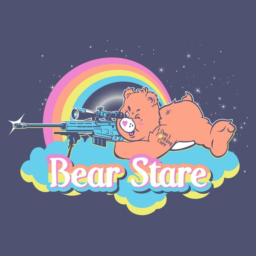 Bear Stare T-Shirt - Future Dusk